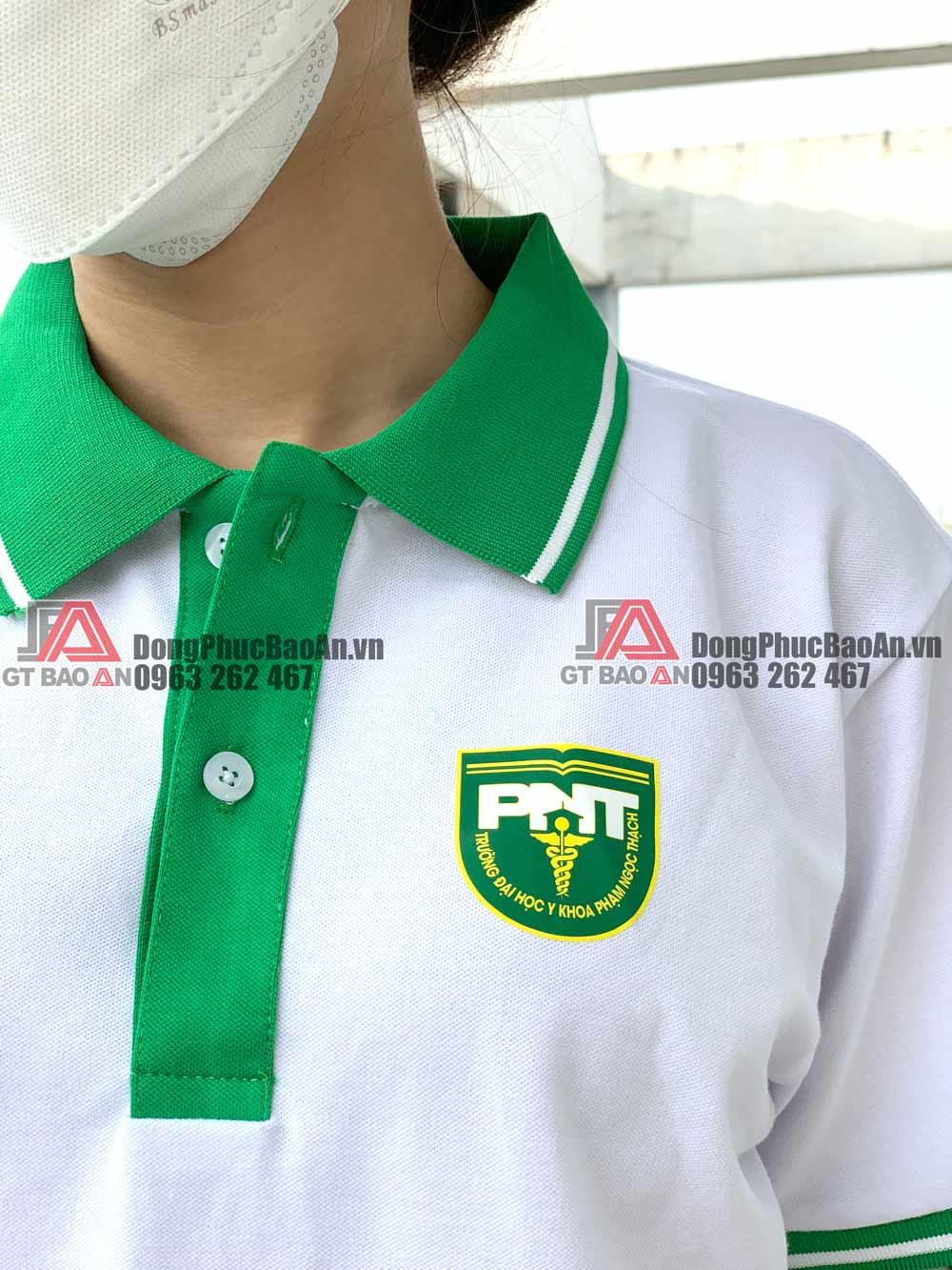 May đồng phục thể dục sinh viên đại học có logo giá rẻ TPHCM ...