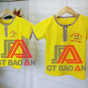 Mẫu áo đồng phục mầm non trường Phổ Thạnh