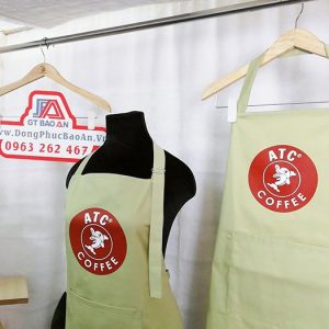 May tạp dề dài theo yêu cầu - ATC Coffee