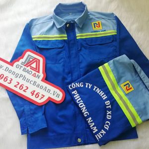 Áo bảo hộ cho công nhân cơ khí công ty Phương Nam 05