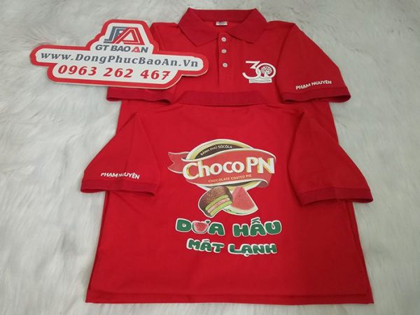 Đặt may áo thun cá sấu đồng phục công ty Phạm Nguyên – ChocoPN 01