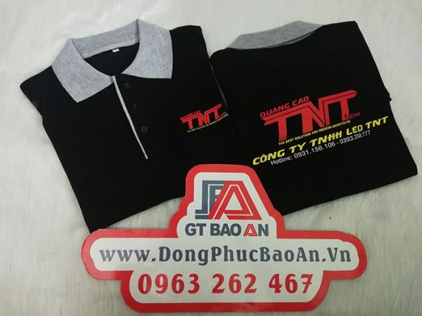 Làm áo thun đồng phục công ty quảng cáo Led TNT 03