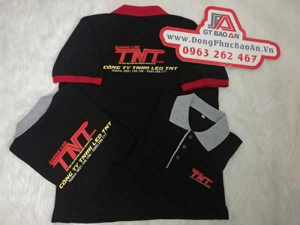 Làm áo thun đồng phục công ty quảng cáo Led TNT 04