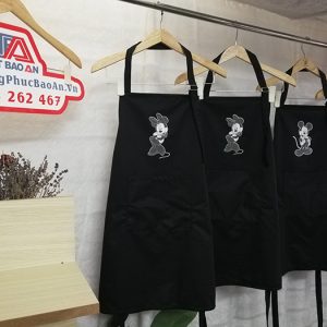 Mẫu tạp dề dù chống thấm cho pha chế quán cafe - nhà hàng 03