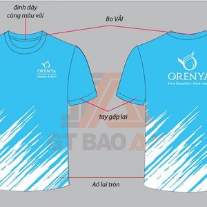 May Áo Thun Đồng Phục Công Ty Mỹ Phẩm Cao Cấp Orenya 04