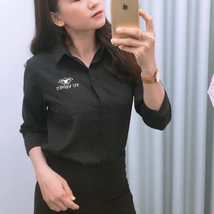 Áo sơ mi nam nữ đồng phục shop bán hàng - Tú Venus 04