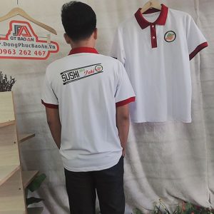 Áo thun Polo cổ trụ đồng phục nhà hàng Nhật 3RI I-CHI SUSHI 03