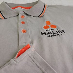 Áo thun Polo đồng phục công ty xe máy 50cc - Halim 04