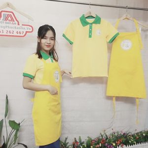 Áo thun - tạp dề - nón kết thương hiệu trà bí đao Hạt Chia 05