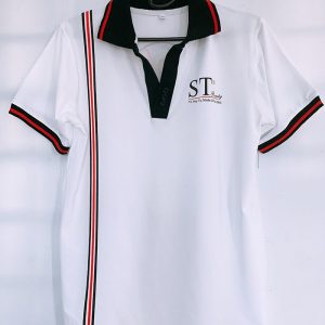 Đồng phục áo thun cổ V công ty mỹ phẩm ST Beauty 05