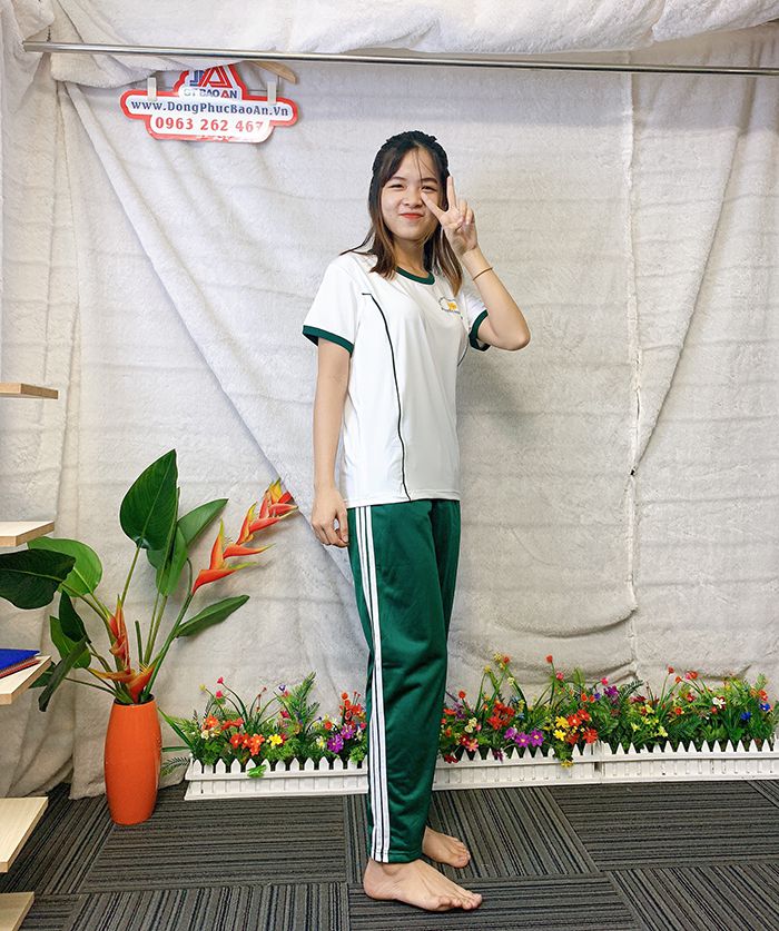 Đồng phục thể dục - Áo thun học sinh trường Nguyễn Thái Bình 011