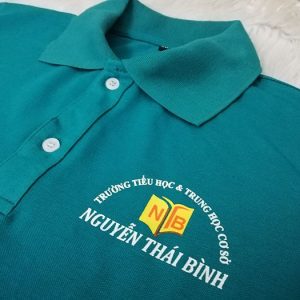 Áo thun đồng phục giáo viên trường Nguyễn Thái Bình 04