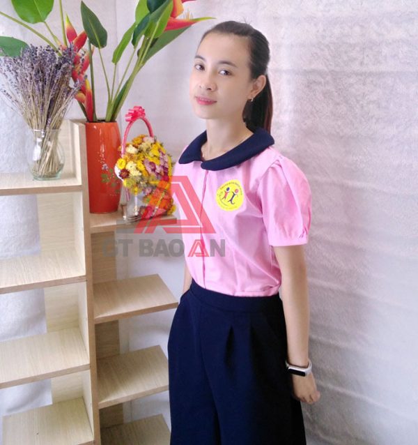May đồng phục cô giáo trường học Thanh Bình giá tại xưởng 03