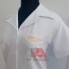 Áo blouse tay ngắn màu trắng Milensea Cosmetics