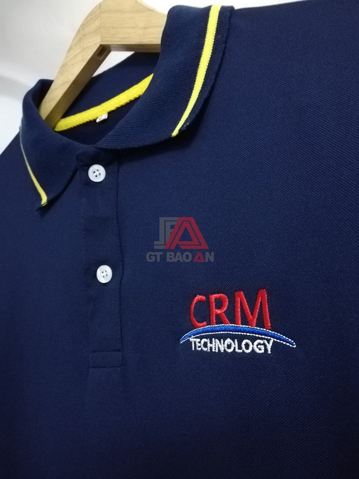 Mẫu áo thun đồng phục công ty, áo thun công sở đẹp - CRM 