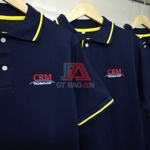 Mẫu áo thun đồng phục công ty, áo thun công sở đẹp - CRM