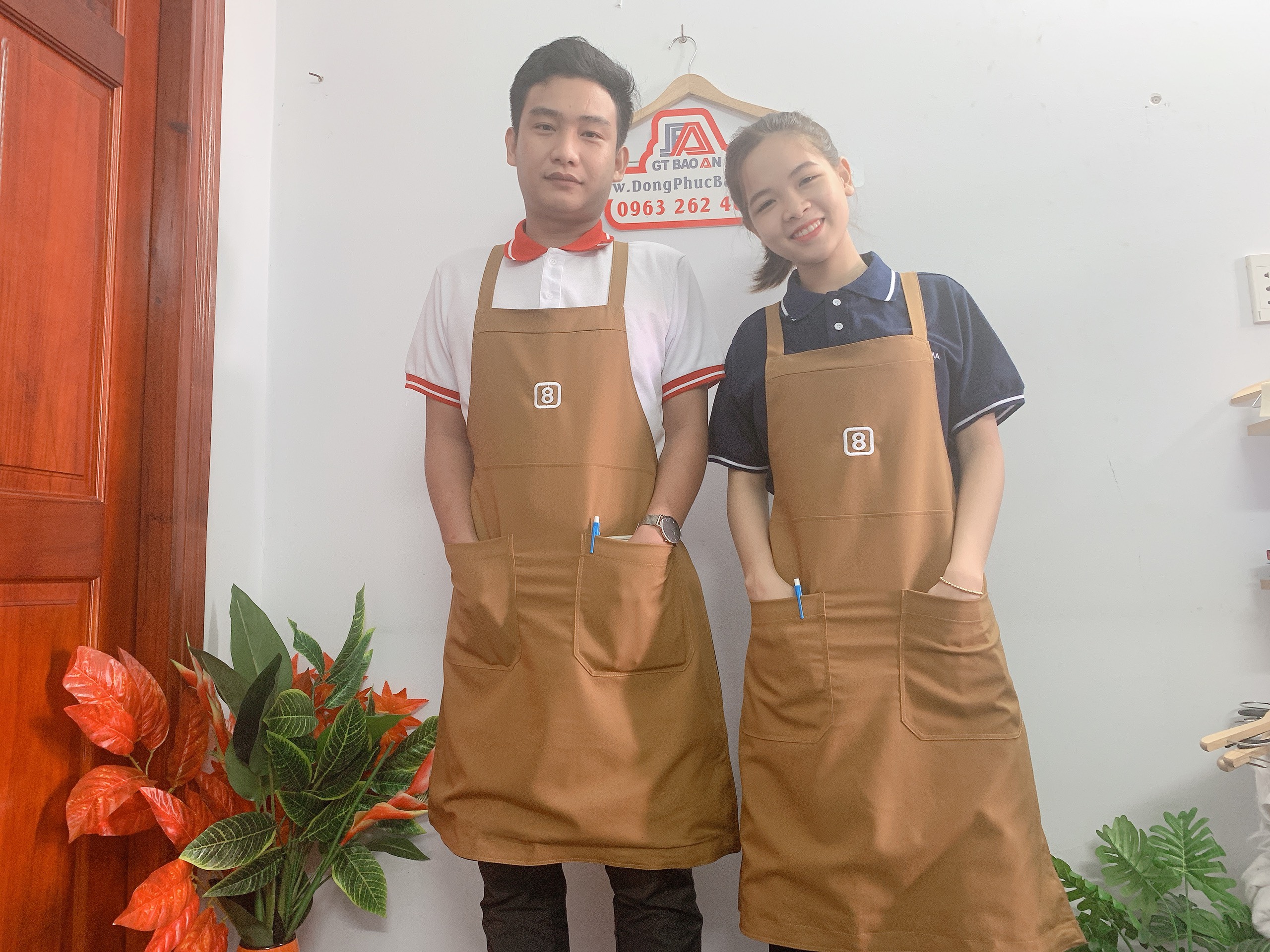 tạp dề nhà hàng