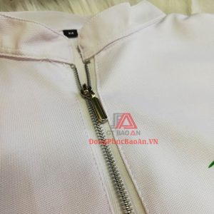 Mẫu Đồng Phục Áo Thun Cổ Tàu Có Dây Kéo Màu Phối Siêu Đẹp – Đồng Phục Công Ty Hector KIM TUYẾN