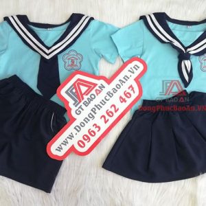 mẫu đồng phục mầm non trẻ em mới nhất 2020 - mầm non phổ cường