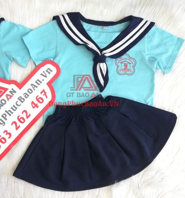 mẫu đồng phục mầm non trẻ em mới nhất 2020 - mầm non phổ cường