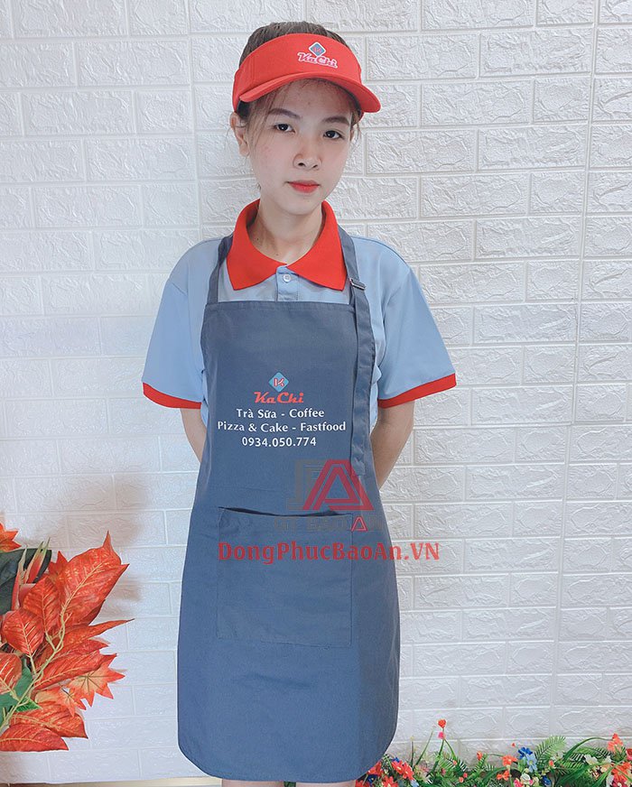 Bộ Đồng Phục Quán Trà Sữa, Cafe Siêu Xinh Cho Nữ Nhân Viên Phục Vụ – Đồng Phục Quán Trà Sữa KaChi