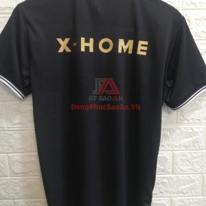 Mẫu Đồng Phục Áo Thun Công Ty Cổ Trụ Cao Cấp X-HOME Có In Logo Giá Rẻ Bình Tân