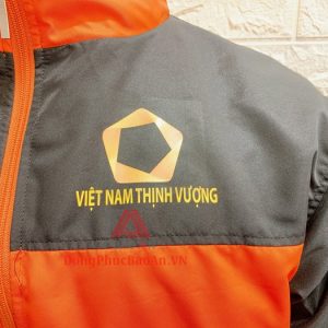 Mẫu Áo Khoác Gió Đồng Phục Công Ty Mua Bán Nợ Thịnh Vượng