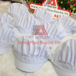 Mẫu Mũ Lưới Trùm Tóc Công Nhân Xếp Ly Màu Trắng – Mũ Lưới Thủy Sản, Thực Phẩm