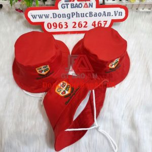 Mẫu Mũ Tai Bèo Vành Nhỏ Đồng Phục Trường Mầm Non Thần Đồng School