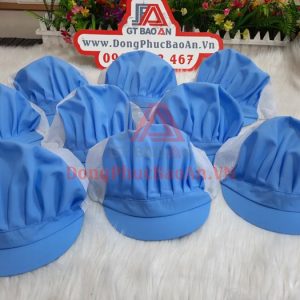 Mẫu Mũ Trùm Tóc Cho Công Nhân Chế Biến Thủy Hải Sản, Bánh Kẹo Màu Xanh Ya