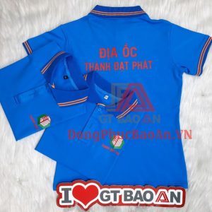 Mẫu Áo Thun Đồng Phục Công Ty Màu Xanh Bích – Địa Ốc Thành Đạt Phát