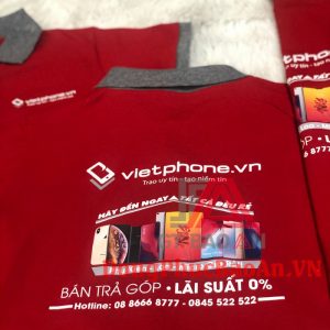 Mẫu Áo Thun Đồng Phục Cao Cấp In Logo Theo Yêu Cầu VietPhone.vn