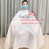 Xưởng may áo choàng cắt tóc chuyên nghiệp cho salon tóc tại TPHCM – Áo choàng cắt tóc màu trắng NASHI cao cấp