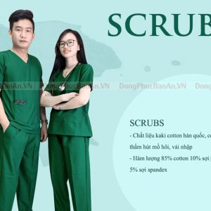 Xưởng may bộ Scrubs bác sĩ, đồng phục phòng khám- bệnh viện cao cấp tại TPHCM