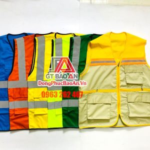 Tổng hợp mẫu áo gile bảo hộ phản quang túi hộp đẹp nhất 2021