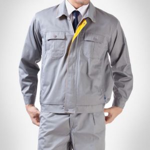 Bộ quần áo bảo hộ công trình tay dài cao cấp mẫu XD05 – Đồ bảo hộ công trường, kỹ sư, kỹ thuật màu Xám thông dụng