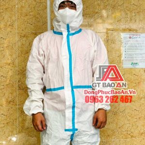 [Có Sẵn] Quần áo bảo hộ y tế phòng dịch TPHCM cao cấp ép SEAM – Bộ 4 món, cấp độ 3