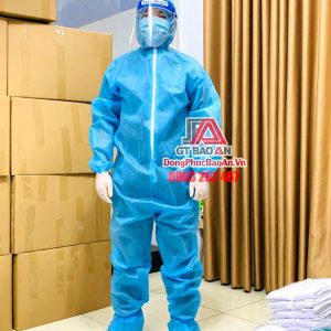 [Có Sẵn] Bộ quần áo bảo hộ y tế phòng dịch TPHCM - Bộ quần áo phòng dịch dùng 1 lần SET 5 món, cấp độ 1-2