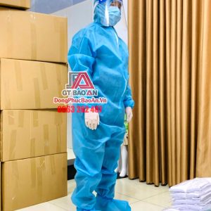 [Có Sẵn] Bộ quần áo bảo hộ y tế phòng dịch TPHCM - Bộ quần áo phòng dịch dùng 1 lần SET 5 món, cấp độ 1-2