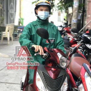 Xưởng sản xuất áo mưa TPHCM tốt nhất – Bộ quần áo mưa vải dù tổ ong cao cấp Lợi Dân