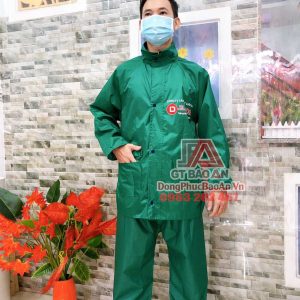 Xưởng sản xuất áo mưa TPHCM tốt nhất – Bộ quần áo mưa vải dù tổ ong cao cấp Lợi Dân