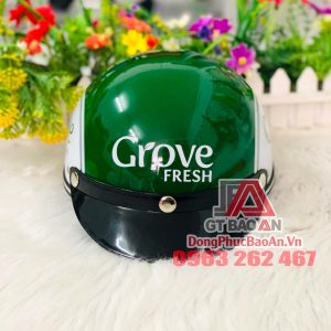 Xưởng đặt làm nón bảo hiểm in logo theo yêu cầu TPHCM – Mũ bảo hiểm quảng cáo giá rẻ của Công ty Grove Fresh