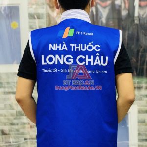 May áo khoác không tay cao cấp nhà thuốc Long Châu
