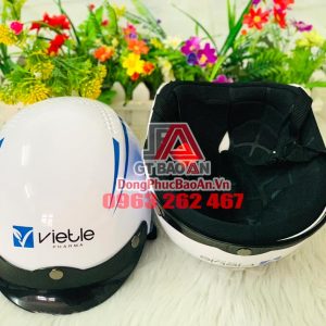 Nhận đặt mũ bảo hiểm theo yêu cầu số lượng lớn tại TPHCM – Mũ bảo hiểm quảng cáo của Công ty Dược phẩm Vietle