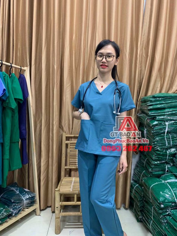 20+ bộ Scrubs Y khoa cao cấp cho bác sĩ, y tá điều dưỡng - Vải Cotton thun Hàn Quốc