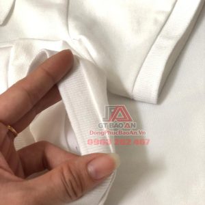 May áo thun đồng phục cao cấp theo yêu cầu Công ty Qualcomm - Mẫu áo đồng phục đẹp Poly Sấu Thái màu xanh cổ vịt, màu trắng