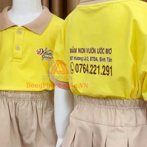 Xưởng may đồng phục mầm non TPHCM quận Bình Tân - Mẫu đồng phục Mầm Non Vườn Ước Mơ