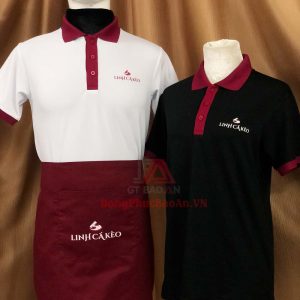 May áo đồng phục nhân viên quán ăn theo yêu cầu TPHCM - Mẫu đồng phục nhà hàng quán nhậu Linh Cá Kèo Nha Trang