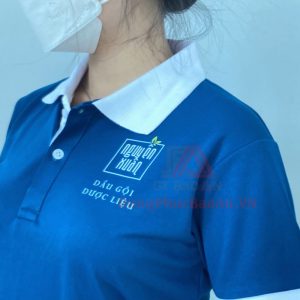 Nhận đặt áo thun đồng phục TPHCM theo yêu cầu - Mẫu áo đồng phục công ty đẹp Dược Hoa Linh