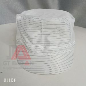 [Có sẵn] Mũ nón trắng phòng sạch chống tĩnh điện cho nam nữ công nhân